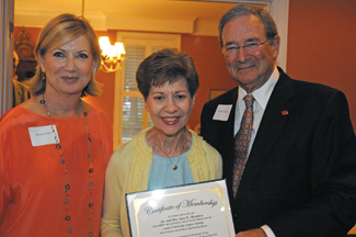 LU Foundation President Marsha Hoffer, Patsy Morphew and President James Simmons